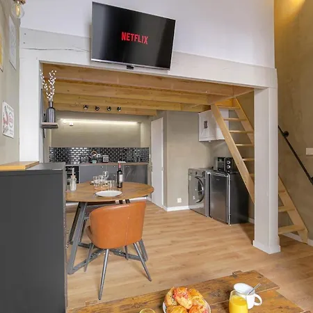 Apartment Lyon Cite Internationale - Loft Industriel Neuf